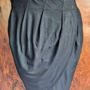 Vintage Bebe black tulip skirt size M